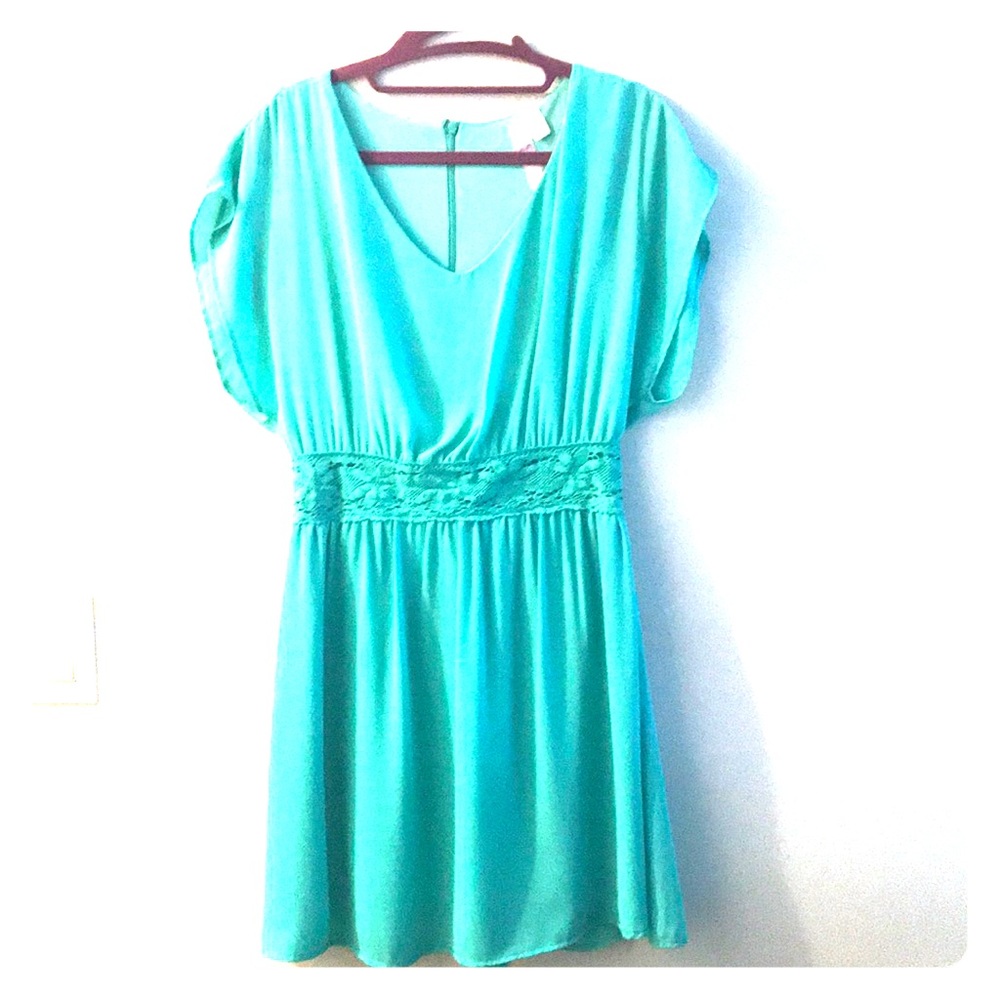 Teal Dress by Alya
